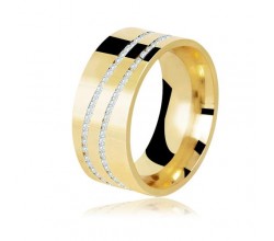 ALIANÇA 18K BONITO DE MINAS CRYSTALIS 