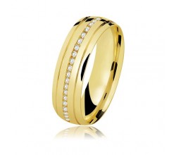 ALIANÇA 18K MONTE AZUL DIAMOND