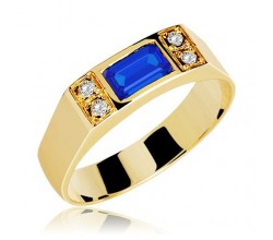 ANEL DE FORMATURA 18K REI MATO 